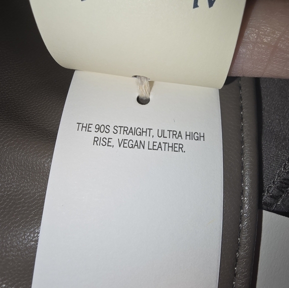 ABERCROMBIE & FITCH VEGAN LEATHER PANT - Picture 4 of 6